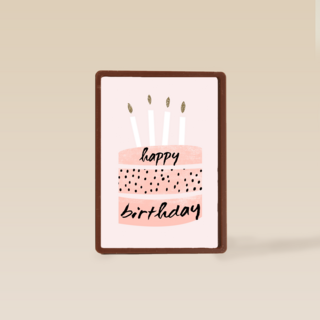 taart met happy birthday