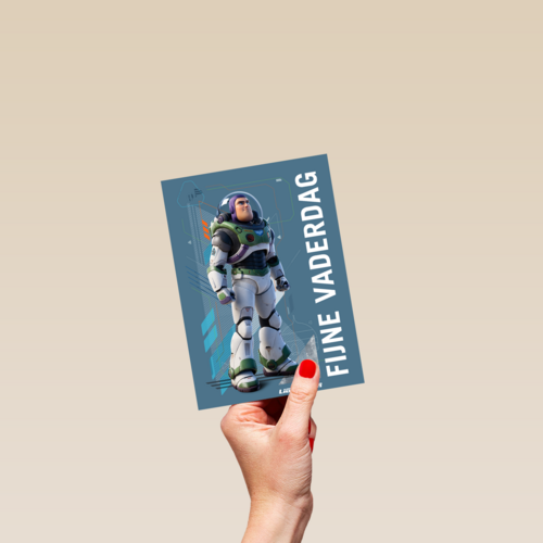 vaderdag kaart buzz lightyear