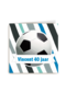 voetbal op schuine strepen