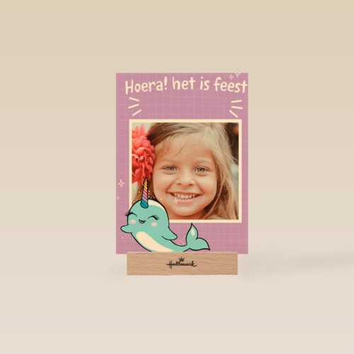hoera het is feest met een narwal