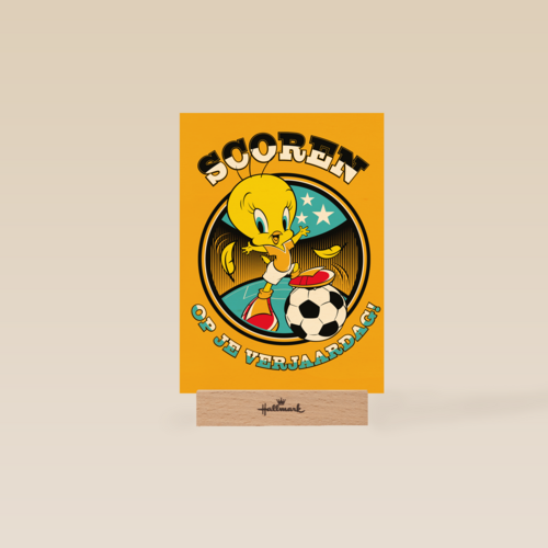 scoor op je verjaardag met tweety