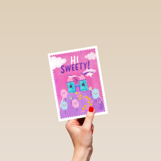 Kinderpostzegels - Hi sweety!
