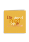 dit stond niet op je bucketlist