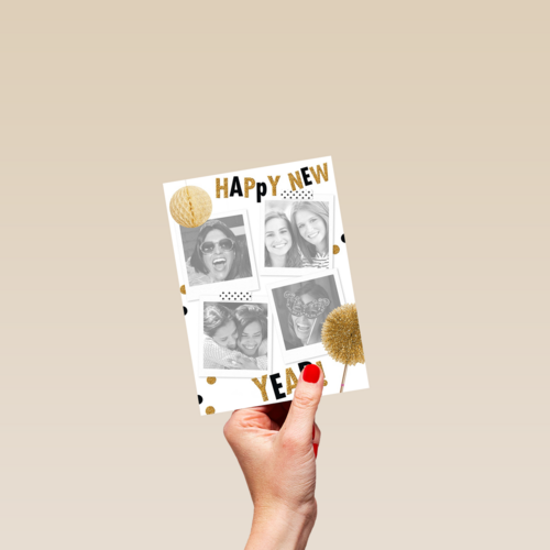 fotokaart polaroid fotoos happy new year