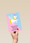 unicorn prinsessenjurk aan