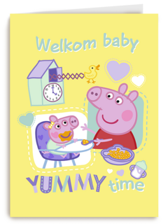 Peppa Pig Welkom Baby Yummy