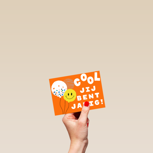 Verjaardagskaart Cool jij bent jarig