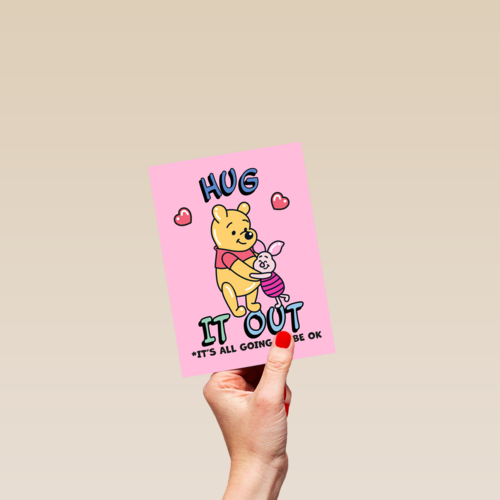 Sterkte kaart Winnie de Poeh hug it out