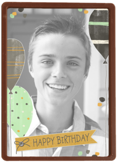 Getekende ballonnen met foto