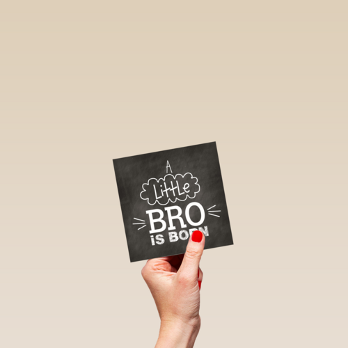 a little bro is born