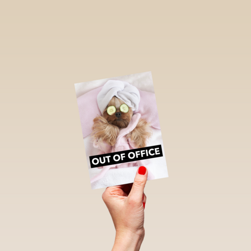 out of office in rust staykation