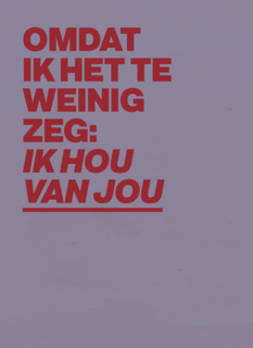 liefde kaart andc omdat ik het te weinig zeg ik hou van jou