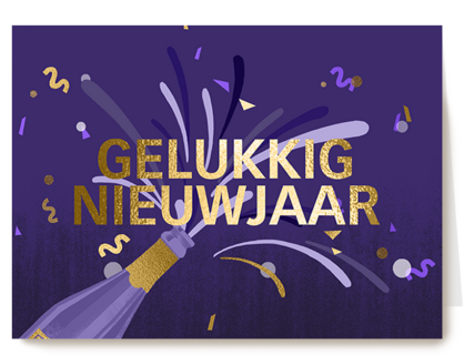 Gelukkig Nieuwjaar Champagne