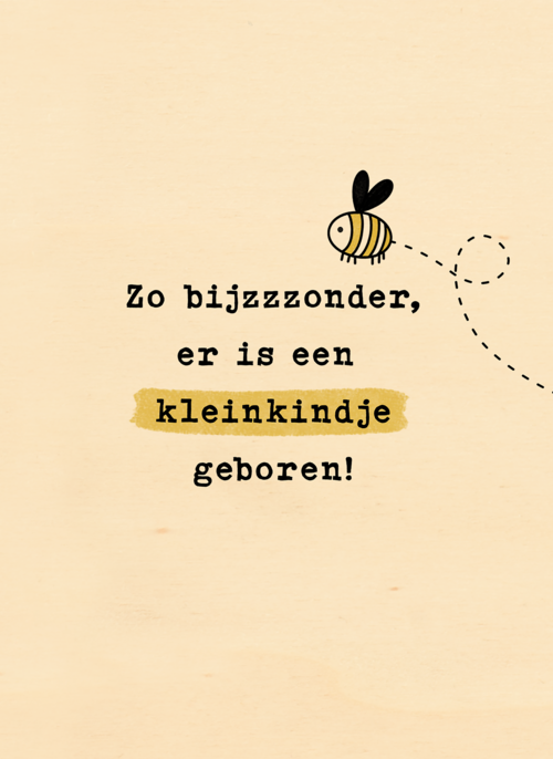 Houten Kaart Geboorte Felicitatie | Houten Kaart Hallmark | Geboorte Felicitatie | Geboortefelicitatie Zo Bijzzzonder Een Kleinkind