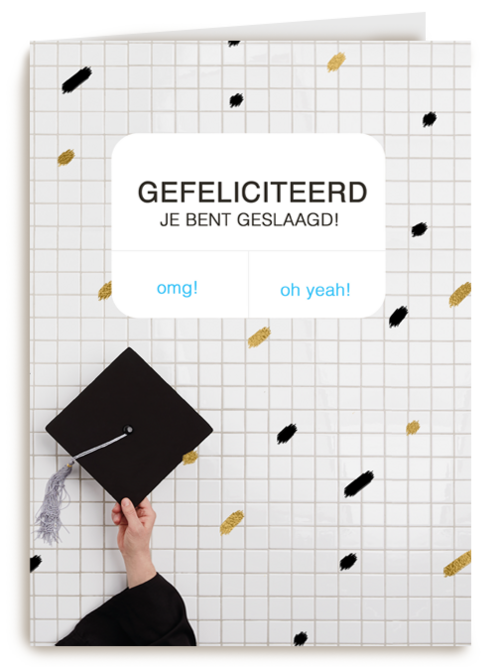 Kaart Hallmark | Diploma | Geslaagd Kaart Omg Je Bent Geslaagd