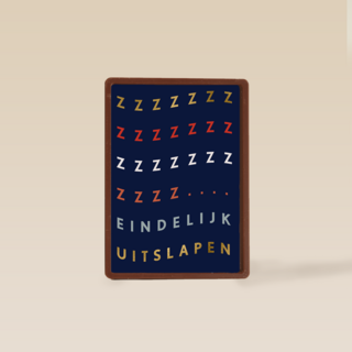 Pensioen kaart eindelijk uitslapen