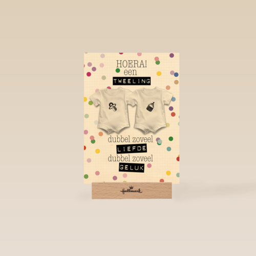 hoera dubbel zoveel liefde en geluk