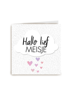 shine hallo lief meisje