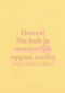 geboorte felicitatie andc nu heb je natuurlijk oppas nodig