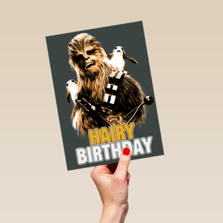 Star Wars Chewbacca Hairy Birthday