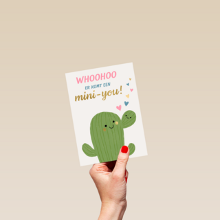 Whoohoo er komt een mini you