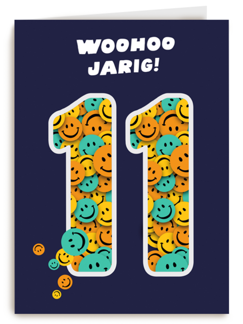 Woohoo jarig 11 jaar