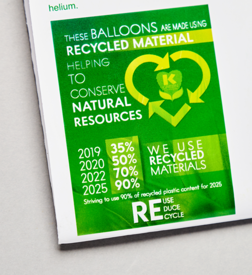 Ballon Dikke Knuffel Roze Eco