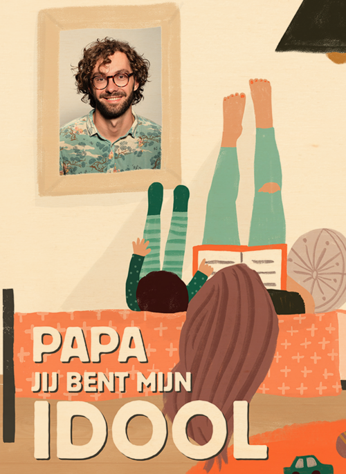 Houten Kaart Vaderdag | Hallmark | Houten Kaart Hallmark | Vaderdag | Vaderdag Fotokaart Hip Papa Jij Bent Mijn Idool
