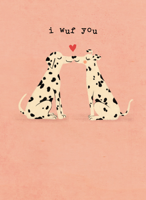 Houten Kaart Valentijn | Houten Kaart Hallmark | Valentijn | Valentijnskaart Grappig I Wuf You