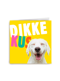 Vriendschapkaart dikke kus