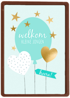 Babykaart zoon Welkom kleine jongen