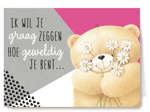 Kaart Hallmark | Vriendschap | Valentijnkaart Ik Wil Je Graag Zeggen Hoe Geweldig Je Bent
