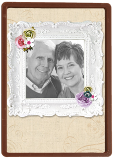 fotokaart onze ouders zijn zoveel jaar getrouwd