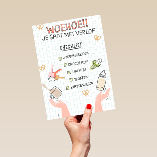 zwangerschap woehoe je gaat met verlof