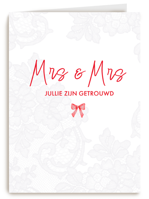 Kaart Hallmark | Felicitatie Huwelijk | Mrs Mrs Jullie Zijn Getrouwd