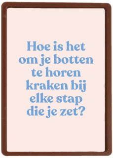 verjaardag kaart grappig je botten horen kraken