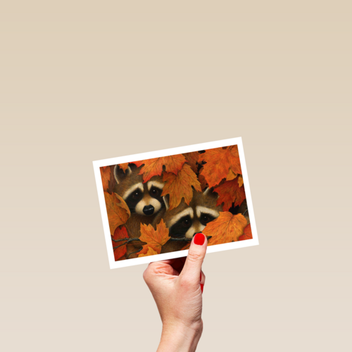 Wasbeertjes in de herfst