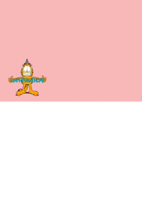 Garfield Happy Birthday
