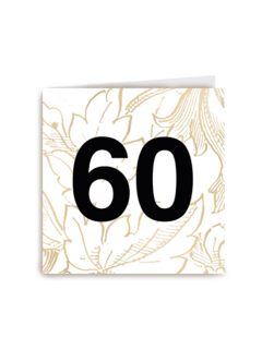 60 op gouden bladeren