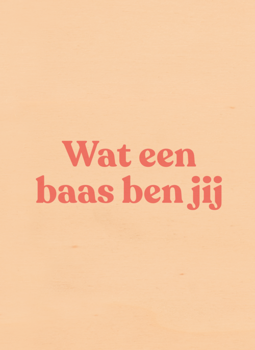 goed gedaan kaart andc wat een baas ben jij