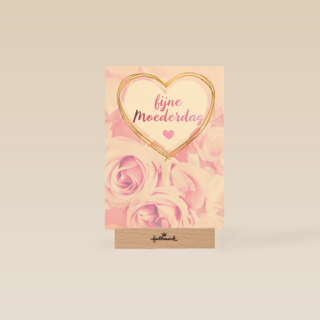 moederdag kaart klassiek rozen fijne moederdag