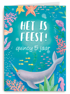 het is feest met deze narwal
