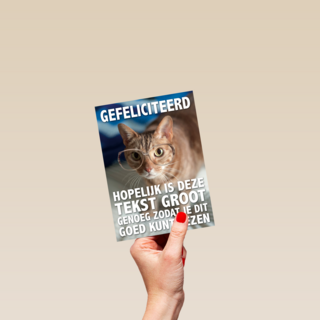 verjaardag vrouw grappig tekst groot genoeg kaart