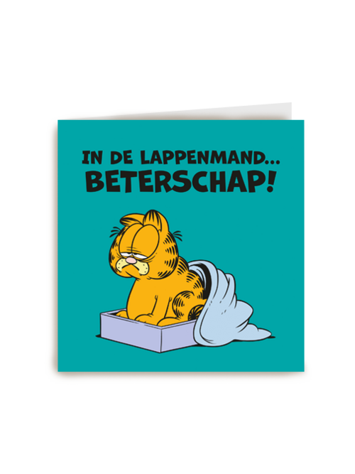 Garfield in de lappenmand