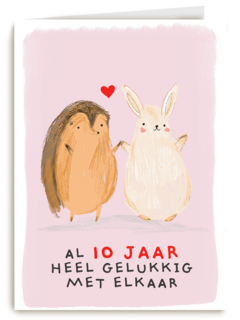 Al 10 jaar heel gelukkig met elkaar