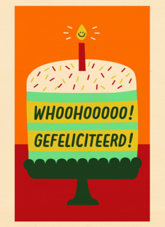 Verjaardagskaart Whoohoo Gefeliciteerd