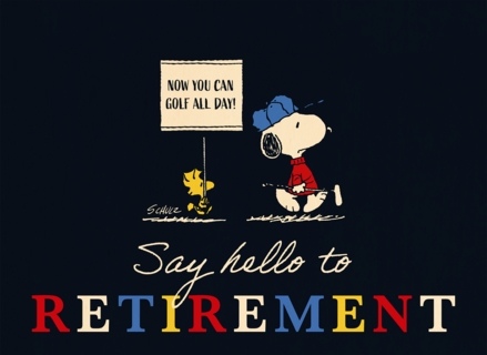 Peanuts Retirement Golf