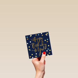 happy birthday classic confetti