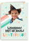 Woohoo het is jouw lentefeest fotokaart
