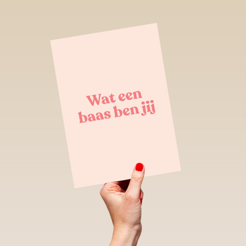 goed gedaan kaart andc wat een baas ben jij